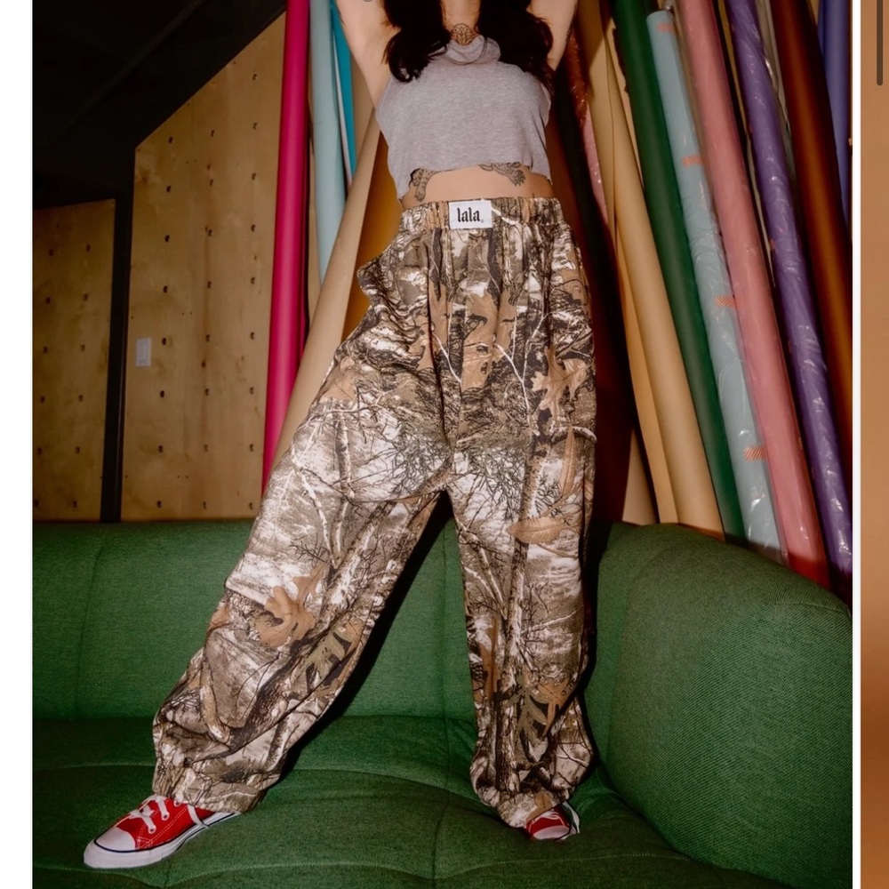 Dressed in LALA Camouflage Pants